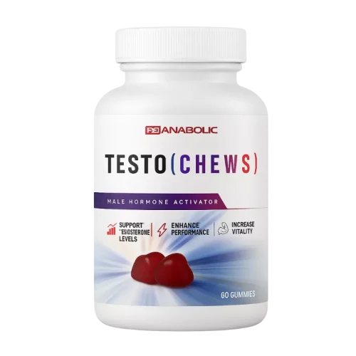 TestoChews™ Anabolic Gummy Fuel — Cortisol Control & Testosterone Support for Men 45+
